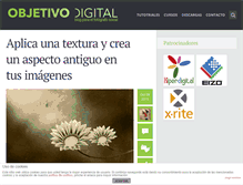 Tablet Screenshot of objetivodigital.es